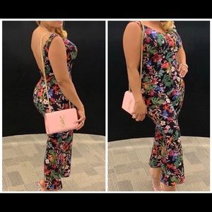 Tahari Floral Jumpsuit